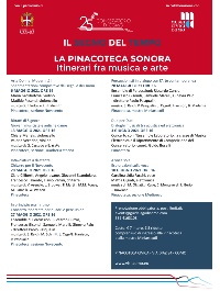 Programma LaPinacotecaSonora