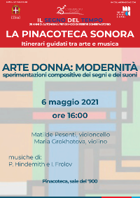 locandina arte donna modernita