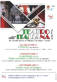 locandina teatro all'italiana