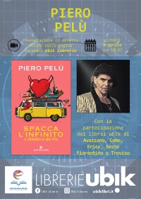 Locandina libro Piero Pelù alla Ubik