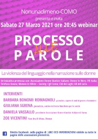 processo alle parole