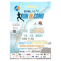 run'in como synlab locandina