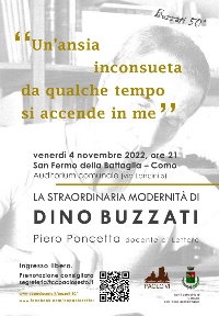 Locandina incontro Buzzati 04-11-2022