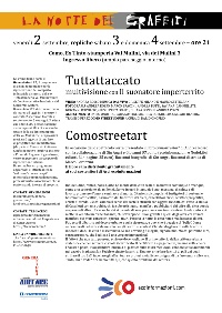 NUOVO VOLANTINO GRAFFITI
