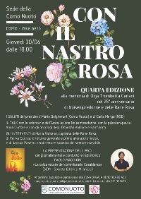 con il nastro rosa