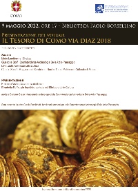 locandina Il Tesoro di Como