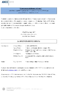 Rigenerazione Urbana_26 gennaio 2017_PROGRAMMA