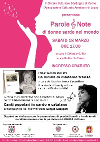 parole e note locandina