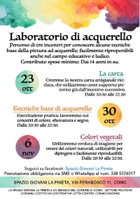 laboratorio di acquerello