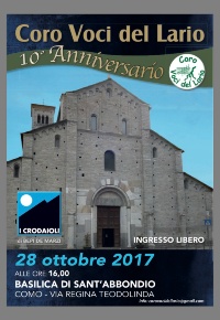 locandina coro voci del lario