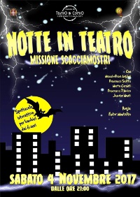 notte in teatro