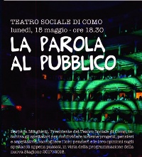 LA PAROLA AL PUBBLICO