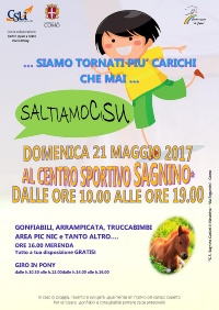 saltiamoci su