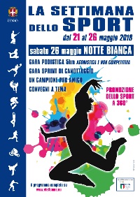 locandina A3 notte sport 2018
