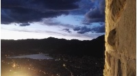tramonto dal Baradello