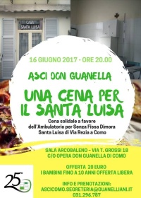 una cena per il santa luisa