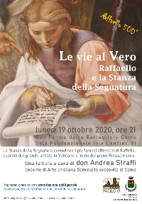 Locandina incontro Raffaello 19-10-2020