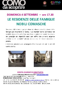 4 settembre - le residenze delle famiglie nobili