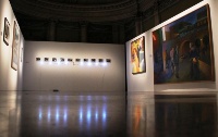 mostra villa olmo allestimento