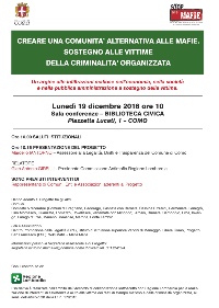 invito-locandina per evento 19 dicembre 2016