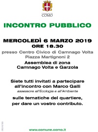 Camnago V. incontro pubblico Assessore Galli A5 2019