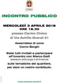 Como Borghi Achille Grandi. incontro pubb Ass Galli A5 2019