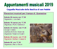 Programma Musicale anno 2019-1