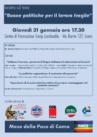 buone politiche per il lavoro fragile