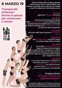 non una di meno locandina