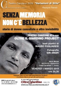 senza memoria non c'è bellezza