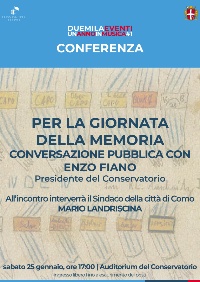 Locandina Conferenza G. Memoria