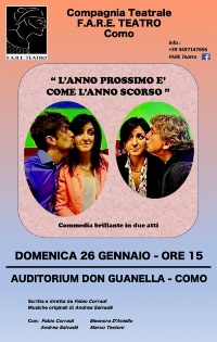 fare teatro locandina 26 gennaio