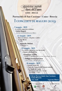 locandina rassegna organo 2019