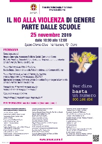 A3 IL NO ALLA VIOLENZA DI GENERE 25-11-2019