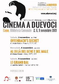 Cinema a due voci poster 2019 A4