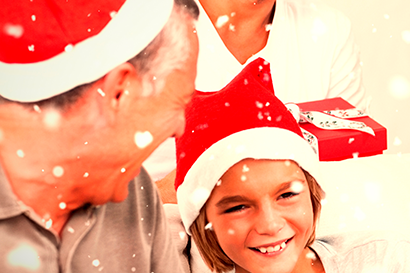 Natale in cascina con i nipoti di Babbo Natale