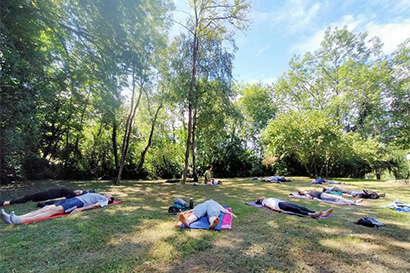 Yoga all'aperto