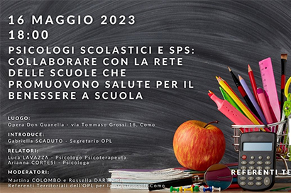 Psicologi scolastici e SPS: collaborare con la Rete delle scuole che promuovono salute