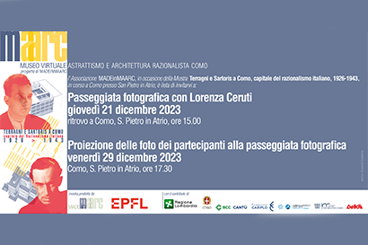 Proiezione delle foto dei partecipanti alla passeggiata fotografica  