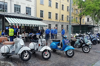 Vespa raduno città di Como