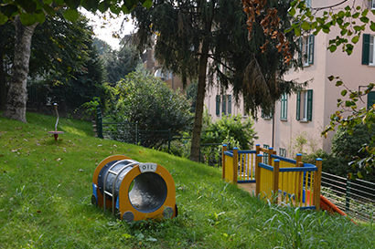 Riapertura del parchetto di via Crispi