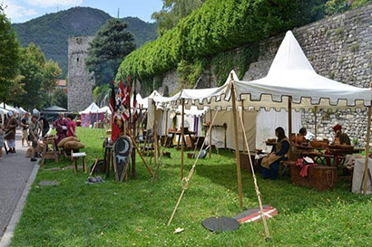 Accampamento medioevale in occasione della Fiera di Sant’Abbondio