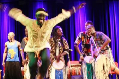 Concerto animato di musica dell’Africa occidentale