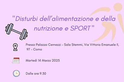 Disturbi dell'alimentazione e della nutrizione e sport