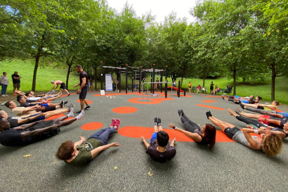 Lezione di calisthenics