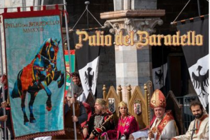 Insediamento dell’Imperatore accompagnato dal Balivo e dai Capitani