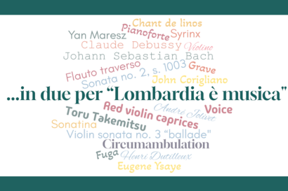 …in due per “Lombardia è musica”