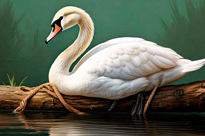 Cigno appiccica
