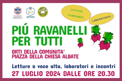 Più ravanelli per tutti