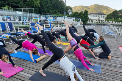 Lezione di yoga